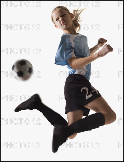 Soccer player. Photographe : Mike Kemp