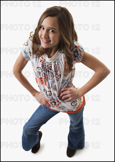 Happy young girl. Photographe : Mike Kemp