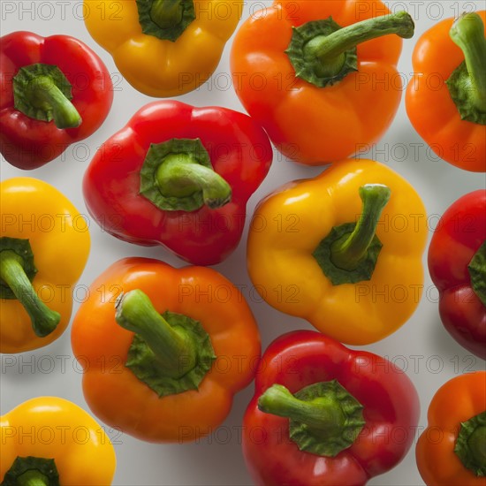 Bell peppers. Photographe : Mike Kemp