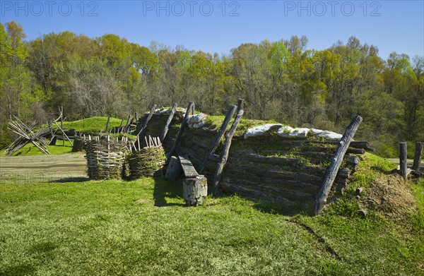 Defenses at Vicksburg National Military Park.