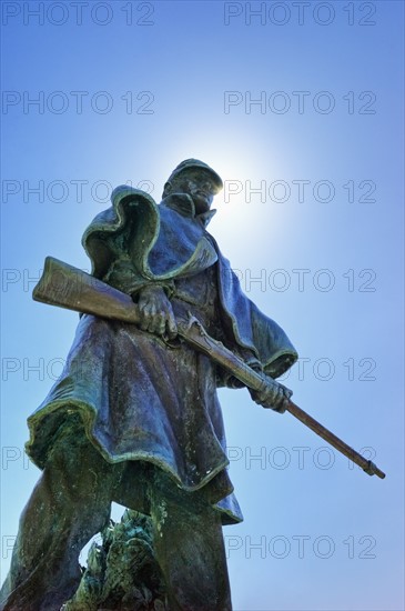 Statue of a soldier at Vicksburg National Military Park.