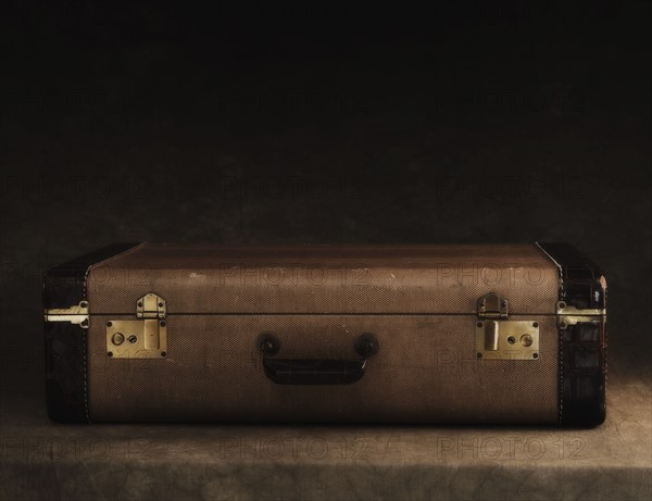 Antique suitcase.