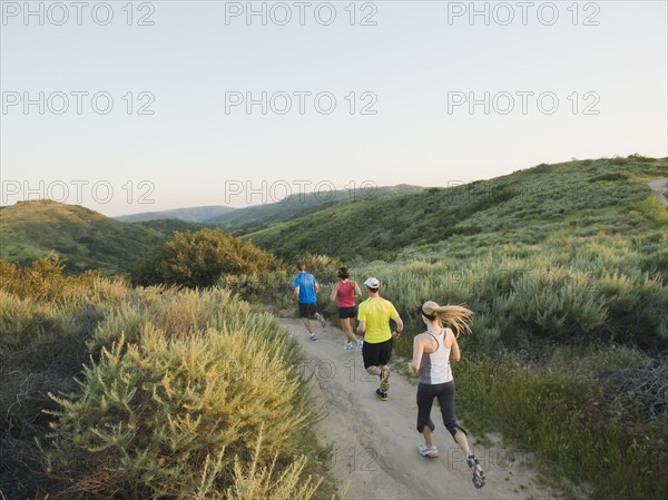 Trail runners.