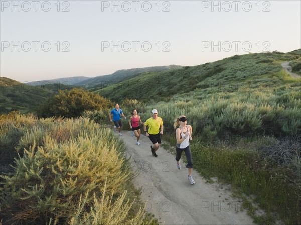 Trail runners.