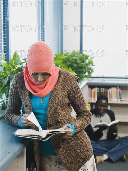 Adults students learning English as a second language.