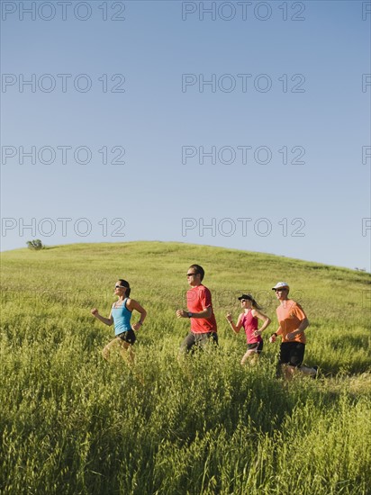 Trail running.