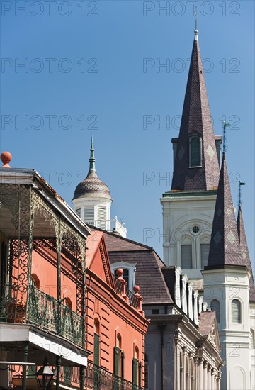 Buildings in New Orleans.