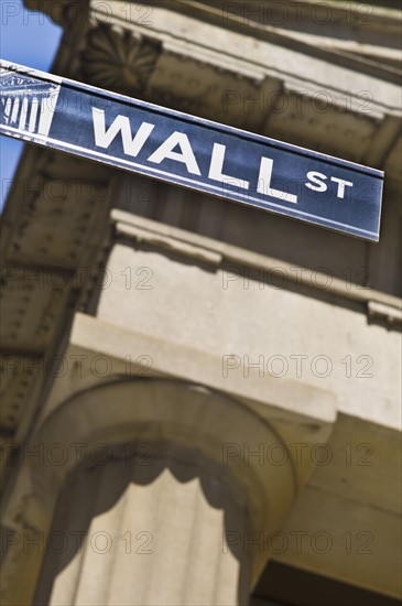 Wall Street sign.