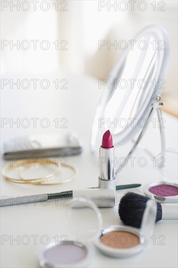 Makeup table.