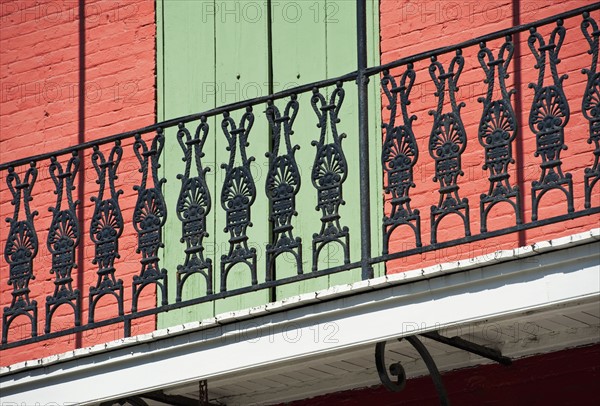 Ornate balcony.