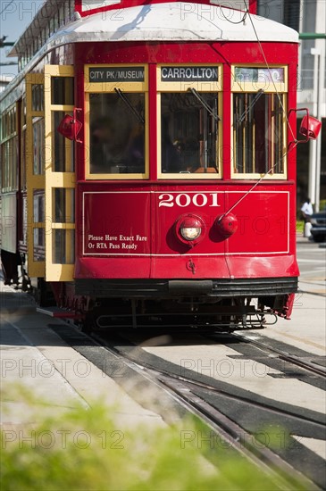 Street car in New Orleans.