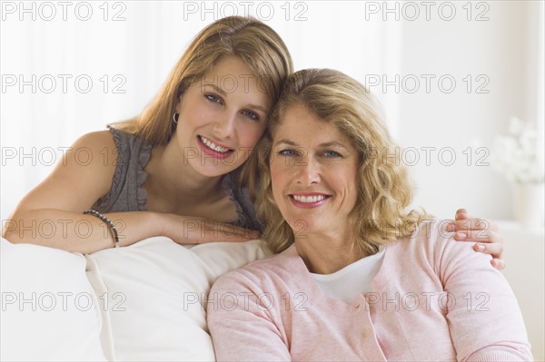 Portrait of mother and her daughter.