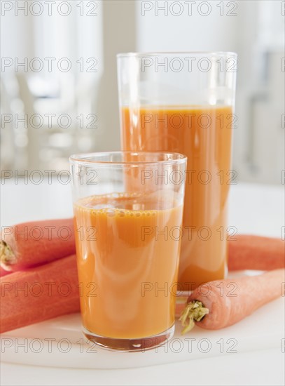 Fresh carrot juice. Photo : Jamie Grill