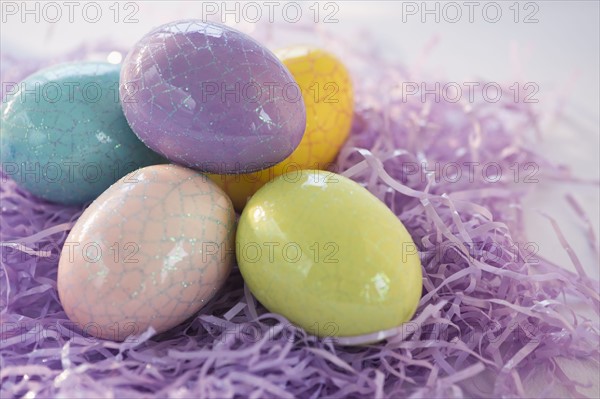 Plastic Easter eggs. Photo : Daniel Grill