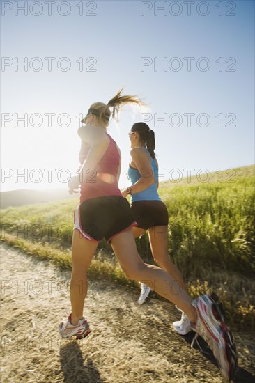 Trail running.