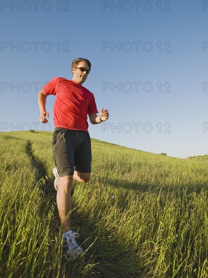 Trail running.