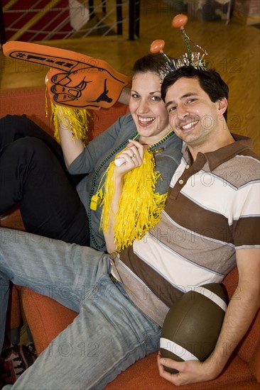 Football fans. Photo : Stewart Cohen