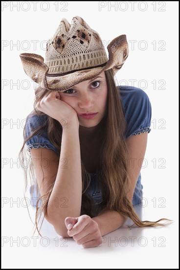 Bored cowgirl. Photo : Mike Kemp