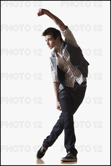 Male dancer performing lyrical dance. Photo : Mike Kemp