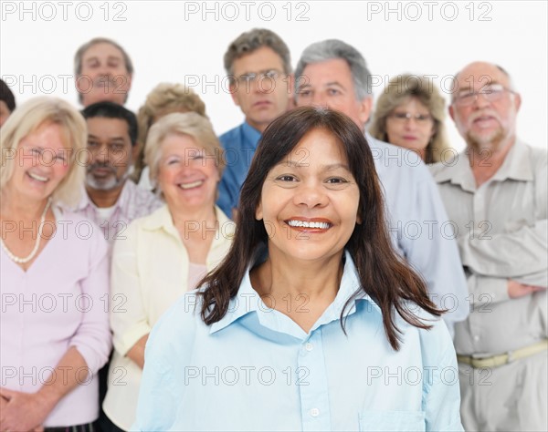 A group of diverse people. Photo : momentimages