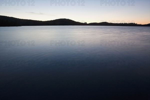 Lake at twilight. Photo : Chris Hackett