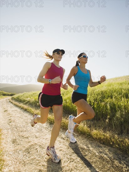 Trail running.