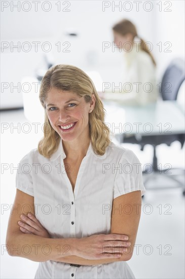Confident businesswoman.