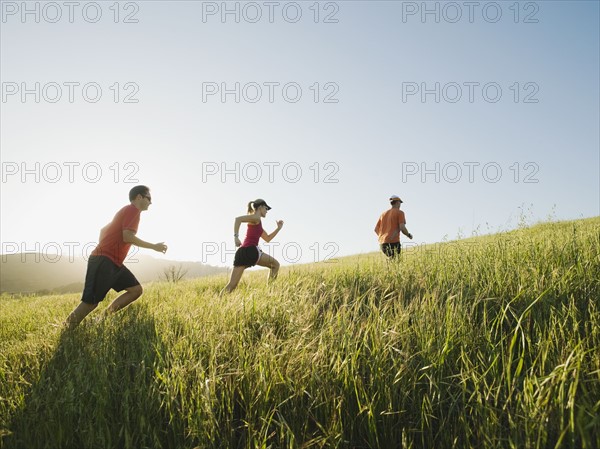 Trail running.