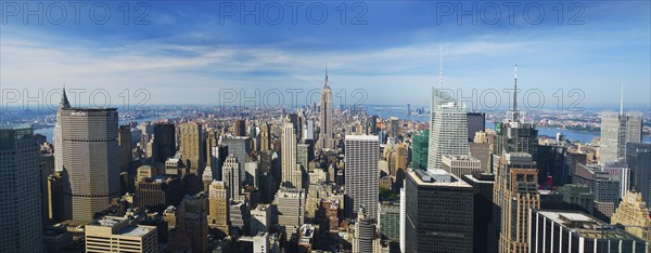 New York City skyline.