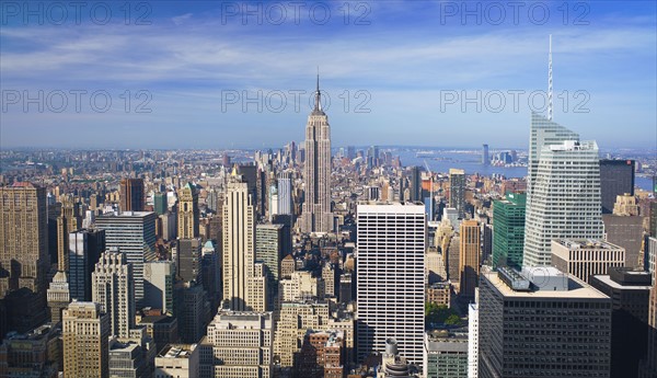 New York City skyline.