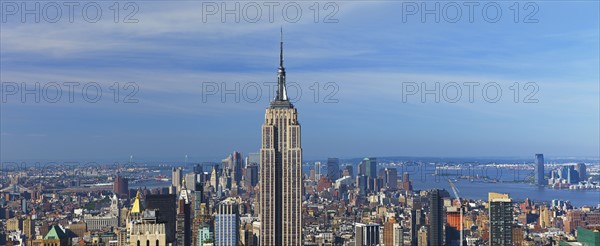 New York City skyline.