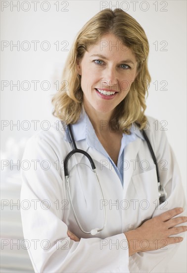 Female doctor in her office.