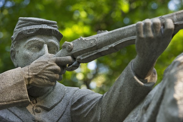 Monument at Gettysburg National Memorial Park. Photo : Daniel Grill