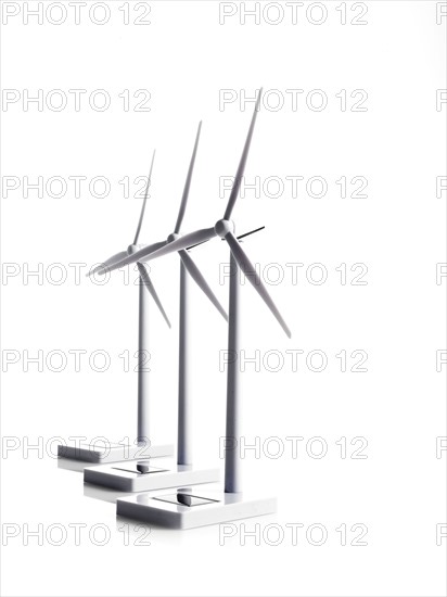 Three windmills. Photo. David Arky