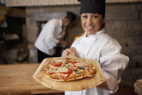 Pizza chef. Photo : Dan Bannister