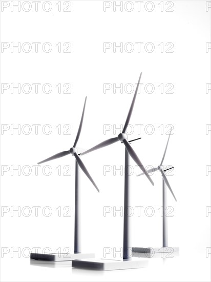 Three windmills. Photo. David Arky