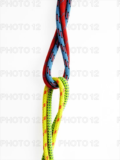 Ropes looped together. Photo. David Arky