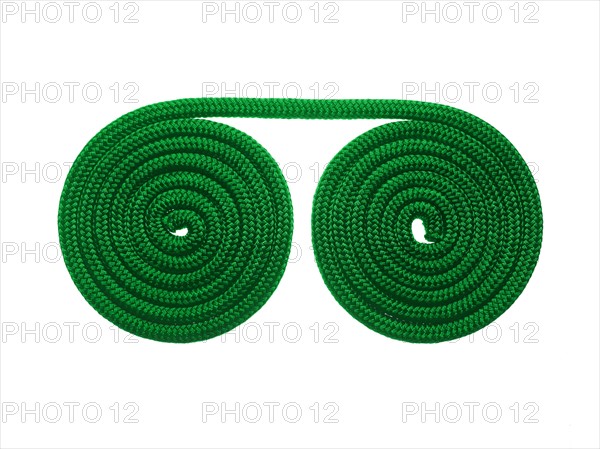 Green rope. Photo. David Arky