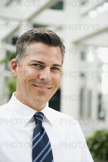 Smiling businessman.