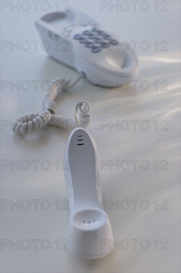 Corded telephone. Photo : Daniel Grill