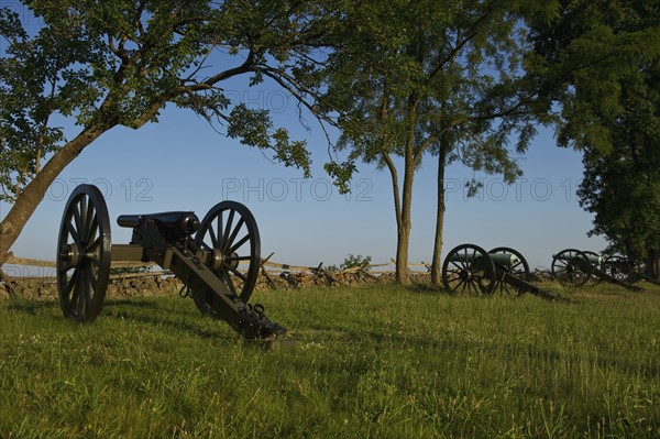 Civil war cannons. Photo : Daniel Grill