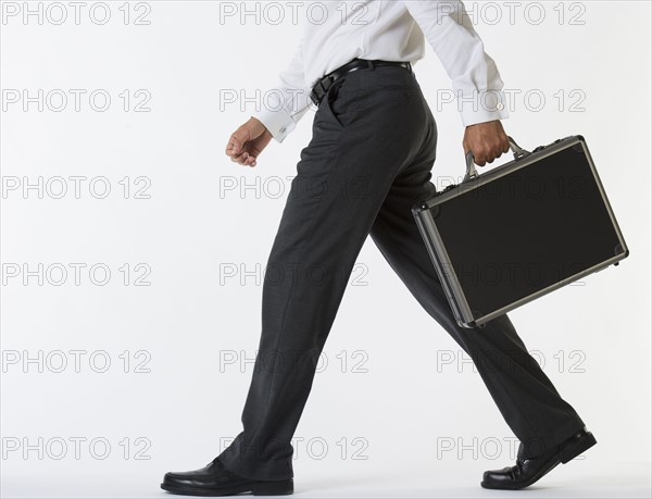 Businessman walking.