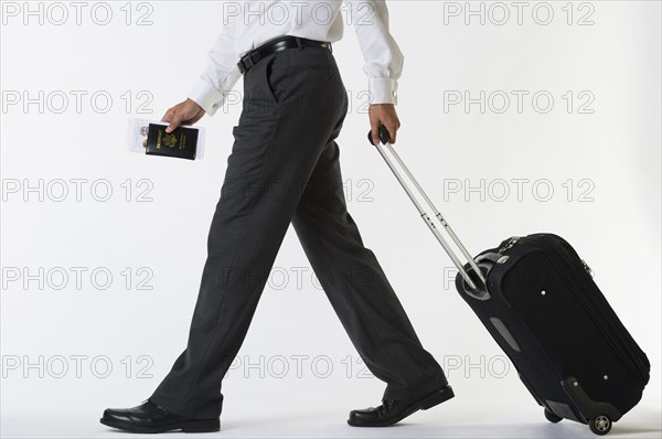 Businessman travelling.