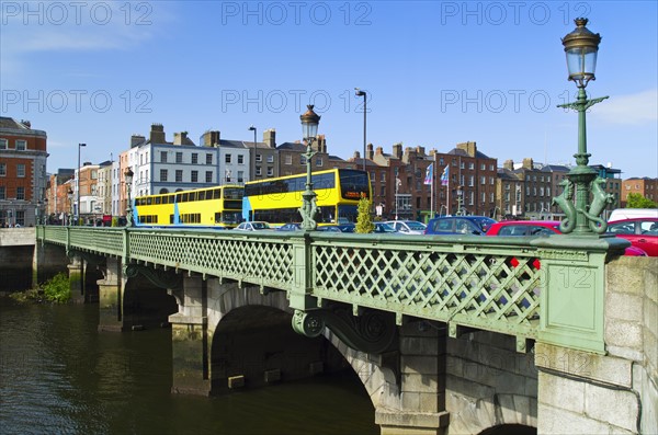 Grattan bridge over the river liffey.