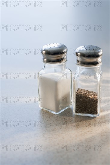 Salt and pepper shakers.