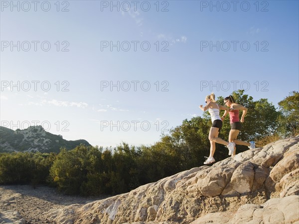 Trail runners.