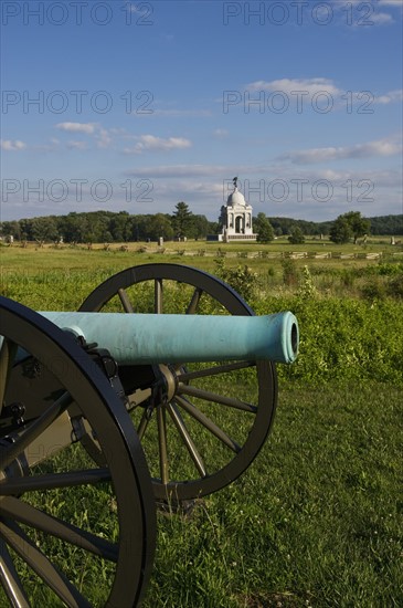 Cannon at Gettysburg National Military Park. Photo : Daniel Grill