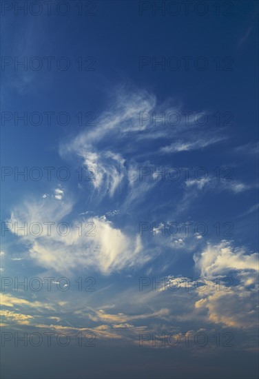 Clouds and blue sky.