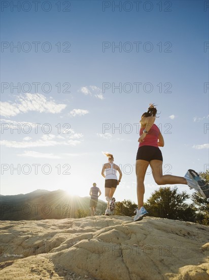 Trail runners.