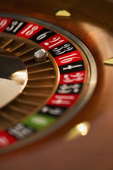 Roulette wheel. Photo : Daniel Grill